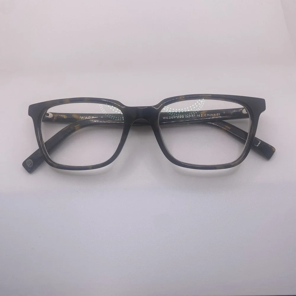 Warby Parker Eyeglasses FRAME ONLY Wilder 200 52-17-142 Dark Tortoise 788